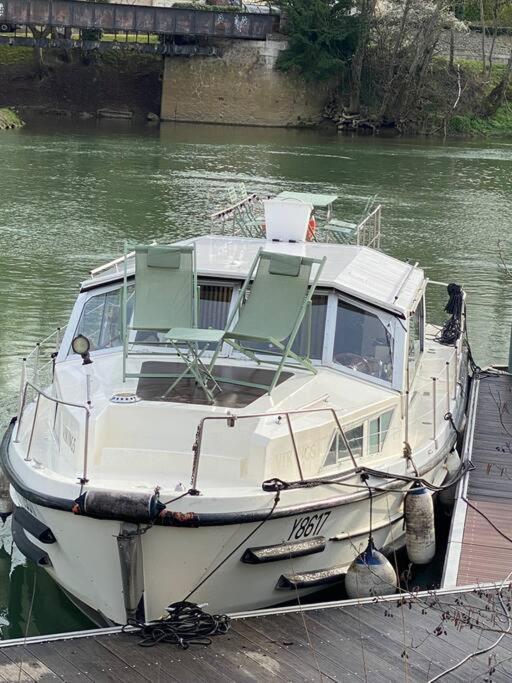 Charmant Bateau Sur La Marne Jouarre Extérieur photo